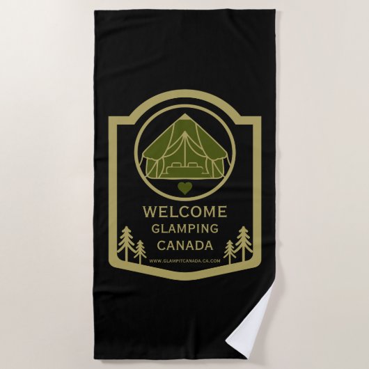 Serviette De Plage Glaming Canada Business (Devant)