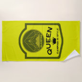 Serviette De Plage Glamping Queen Camping En Style (Devant)