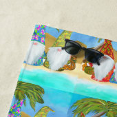 SERVIETTE DE PLAGE GNOMES DE PLAGE (En situation)