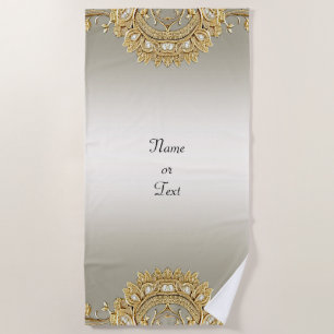 Serviette de plage Gold Ornate