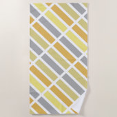 Serviette De Plage Gold Silver Bronze Metal Hues (Devant)