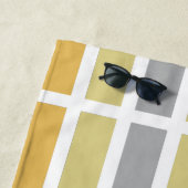 Serviette De Plage Gold Silver Bronze Metal Hues (En situation)