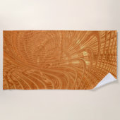 Serviette de plage Golden Waves (Devant)