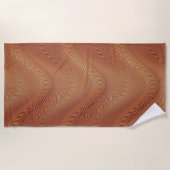 Serviette de plage Golden Waves (Devant)