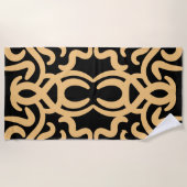 Serviette De Plage Golden Worm (Devant)