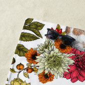 Serviette De Plage Goldfinches dans le jardin (En situation)
