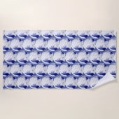 Serviette De Plage Golf Ball Fun Golfing Golfing Art Motif (Devant)