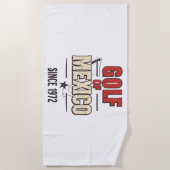 Serviette De Plage Golf de Mexico avec Vintage (Devant)