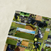 Serviette De Plage Golf Photo Collage, Beach Towel (En situation)