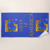 SERVIETTE DE PLAGE GOLFE D'AMÉRIQUE (Devant)