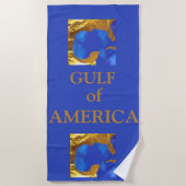 SERVIETTE DE PLAGE GOLFE D'AMÉRIQUE (Devant)