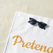 Serviette De Plage Golfeur Swingueur Thunder_Thunder_Cove (En situation)