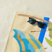 Serviette de plage "Good Times" (En situation)