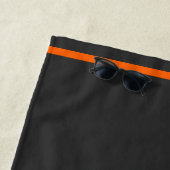 Serviette De Plage "Good Vibes Triangle Design avec Palm Tree" (En situation)
