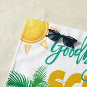 Serviette De Plage Goodbye School Hello Pool Teacher Beach Towne (En situation)