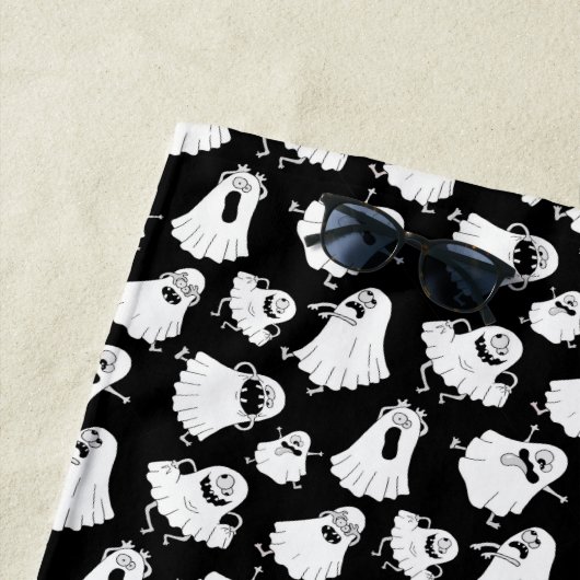 Serviette de plage Goofy Ghosts (En situation)