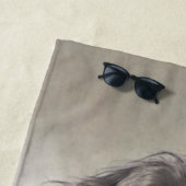 Serviette De Plage Gordon setter avec faisans, Art (En situation)