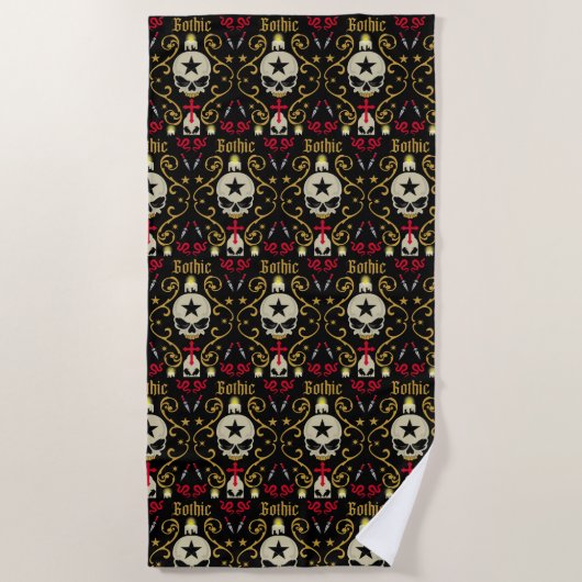 Serviette De Plage Goth Day 22 mai (Devant)