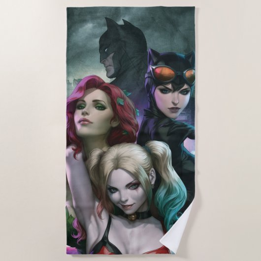 Serviette De Plage Gotham City Sirens #1000 Comic Cover Variant (Devant)