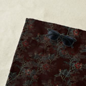 Serviette de plage gothique Rose foncé (En situation)