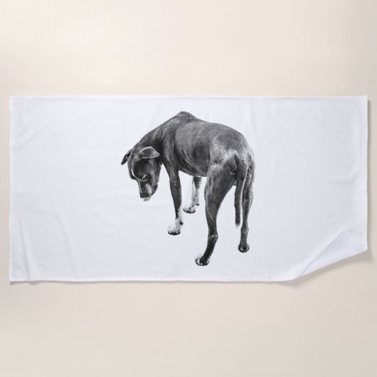 Serviette De Plage Goût d'été amusant (Devant)