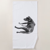 Serviette De Plage Goût d'été amusant (Devant)