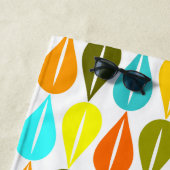Serviette De Plage Gouttelettes Rétro (En situation)