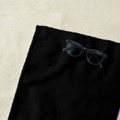 Serviette De Plage Gradient Unalome (En situation)
