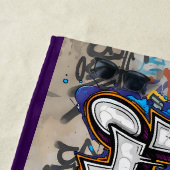 Serviette De Plage Graffiti (En situation)
