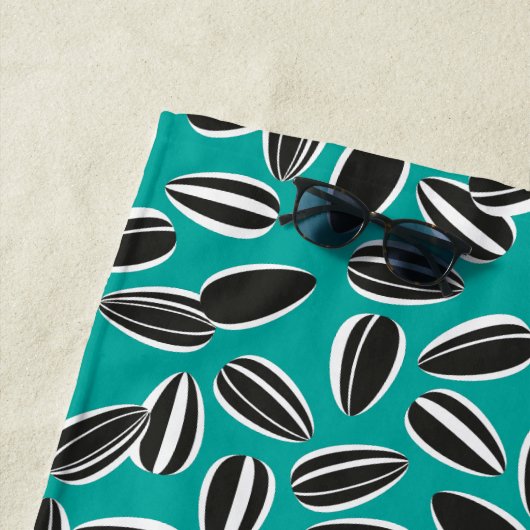 Serviette De Plage Graines de tournesol (En situation)