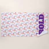 Serviette De Plage Grand Danois (Devant)