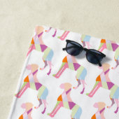 Serviette De Plage Grand Danois (En situation)