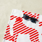Serviette De Plage Grand Danois Steampunk (En situation)