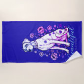 Serviette De Plage Grand Danois Steampunk (Devant)