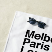 SERVIETTE DE PLAGE GRAND SLAM (En situation)