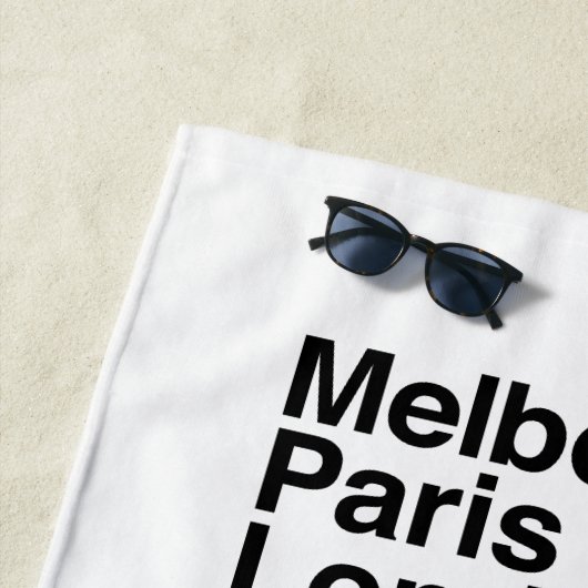 SERVIETTE DE PLAGE GRAND SLAM (En situation)