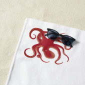 Serviette De Plage Grande conception graphique de requins blancs (En situation)