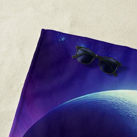 Serviette De Plage Grande Lune (En situation)