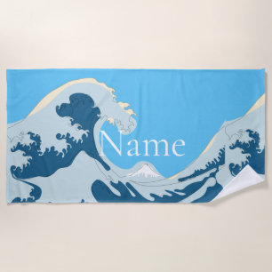 Serviette De Plage Grande vague Thunder_Cove