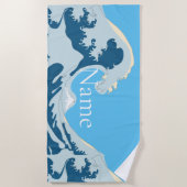 Serviette De Plage Grande vague Thunder_Cove (Devant)