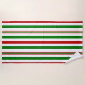 Serviette De Plage Grandes décoratives de Noël (Devant)