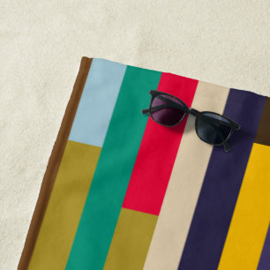Serviette De Plage Grandes Tailles Colorées