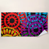 Serviette De Plage Grands cercles (Devant)