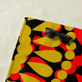 Serviette De Plage Grands cercles (En situation)