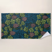 Serviette De Plage Grapevine (par William Morris) (Devant)