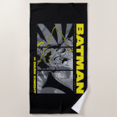 Serviette De Plage Graphique à écran tridimensionnel Batman Comic (Devant)