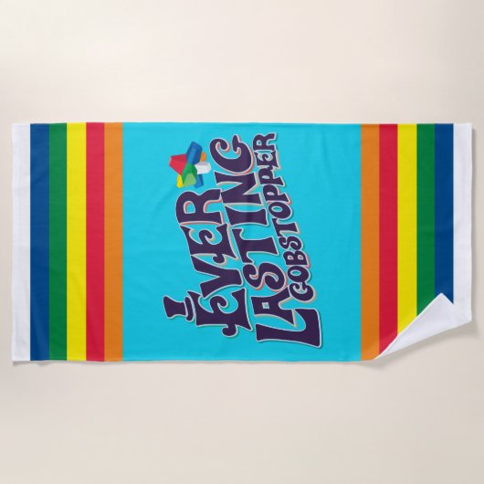 Serviette De Plage Graphique de homard éternel (Devant)