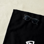 Serviette De Plage Graphique des serpents du côté sud (En situation)