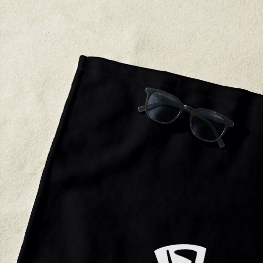 Serviette De Plage Graphique des serpents du côté sud (En situation)