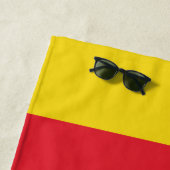 Serviette De Plage Graphique d'exécution du laboratoire Flash de dess (En situation)